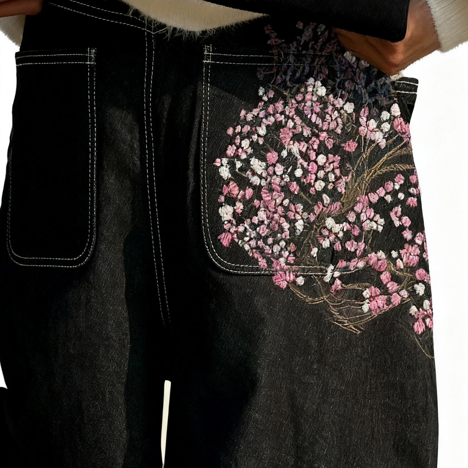 Black Jeans Baggy Pants Streetwear Pants